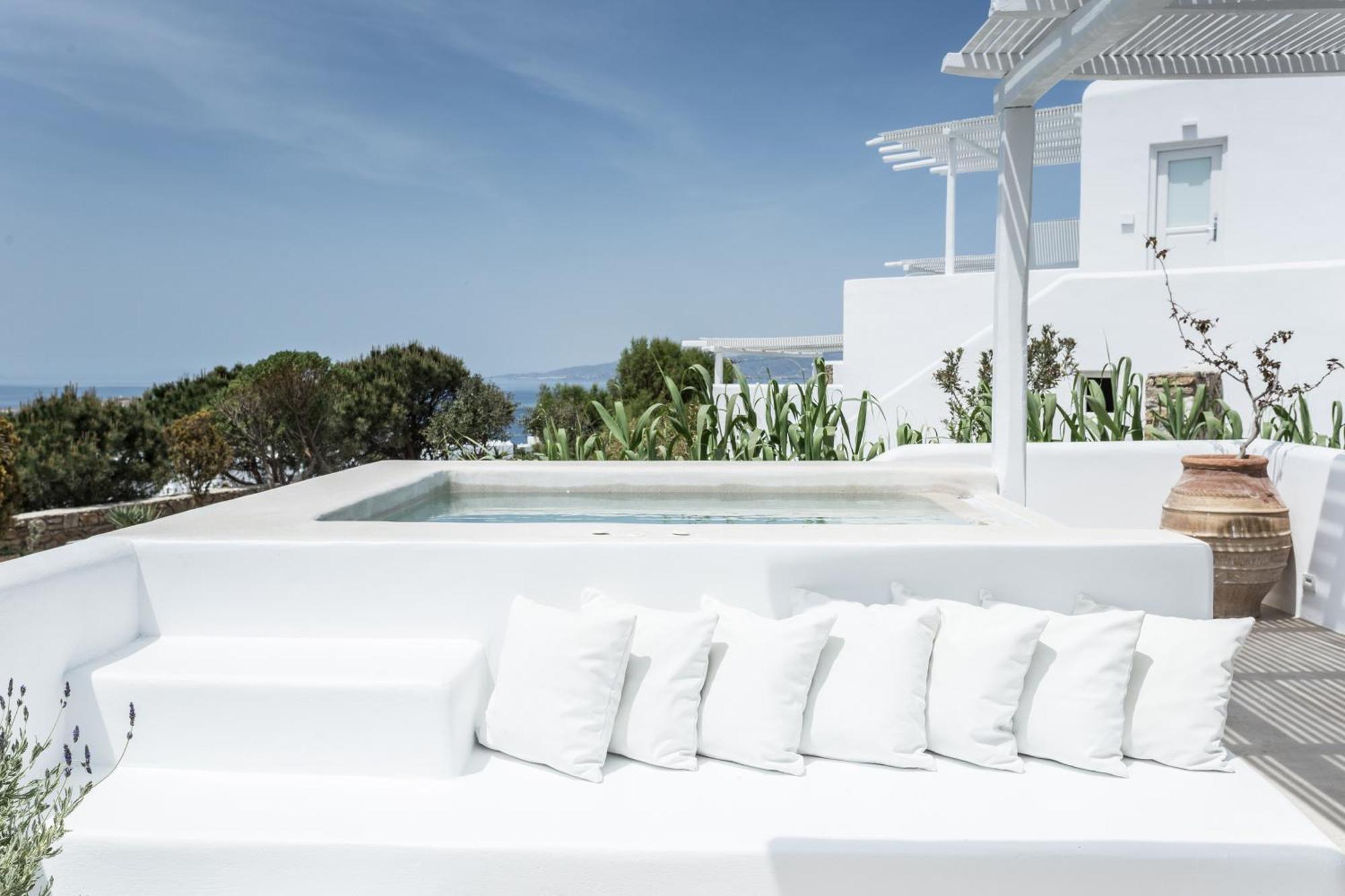 Ostraco Suites Mykonos Town Quarto foto